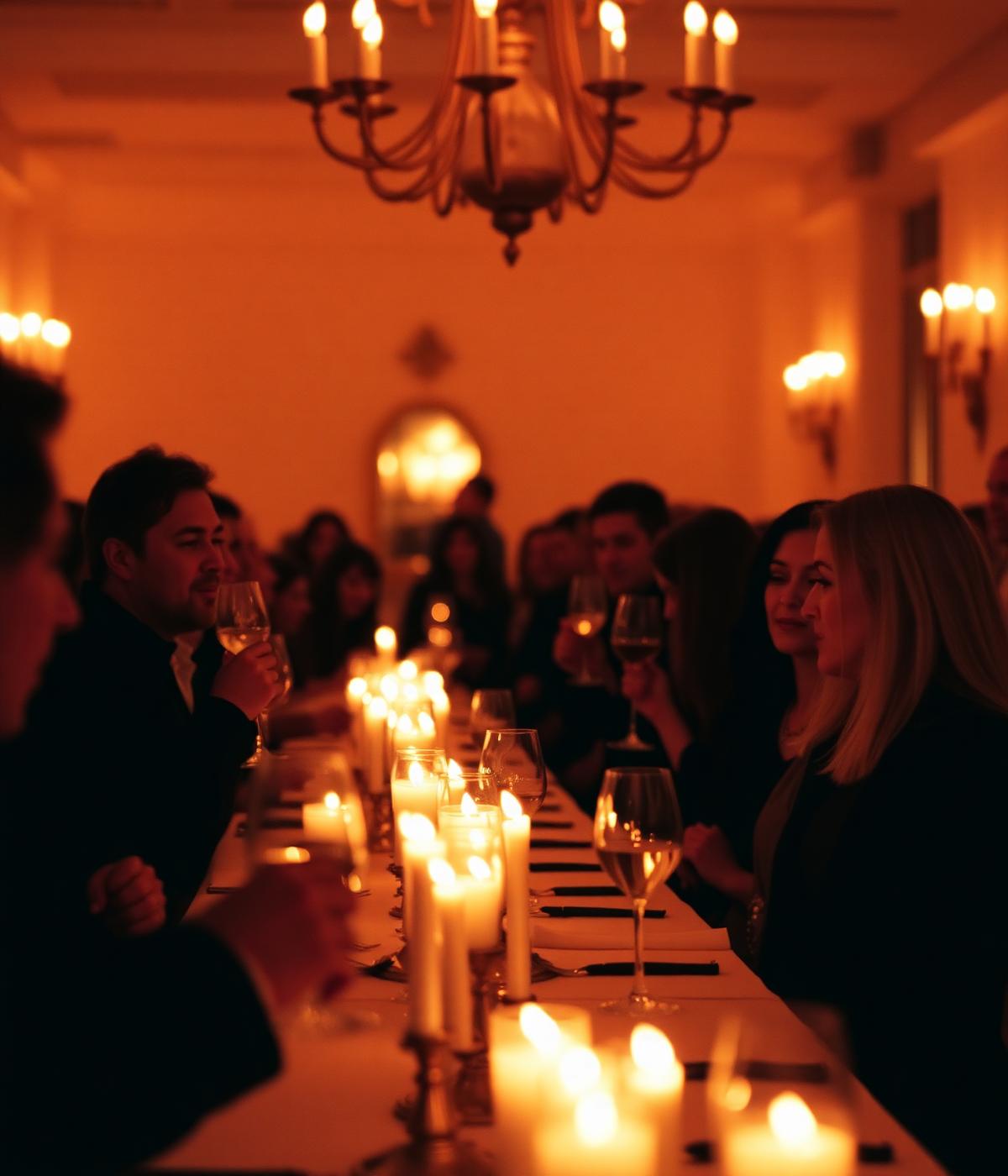 Event videography scene capturing the atmosphere of a reception or live celebration